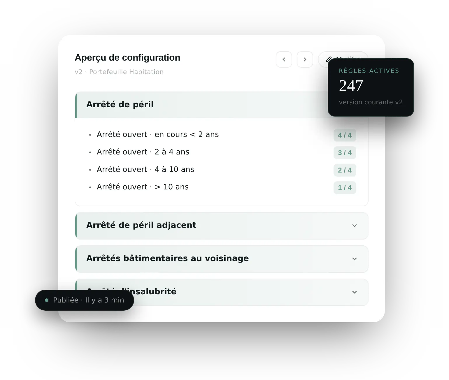 Aperçu de la configuration d'une règle de souscription dans Continuity